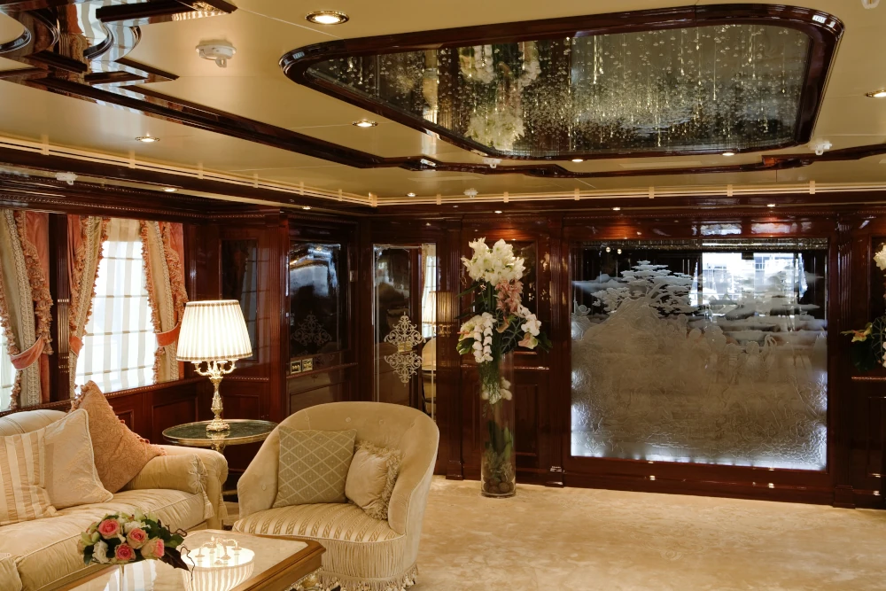 Decorative art glass panel